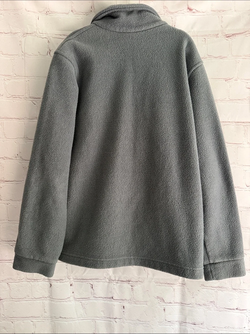 Columbia Kids Grey Full-Zip Fleece Jacket Boys Size Small (8)